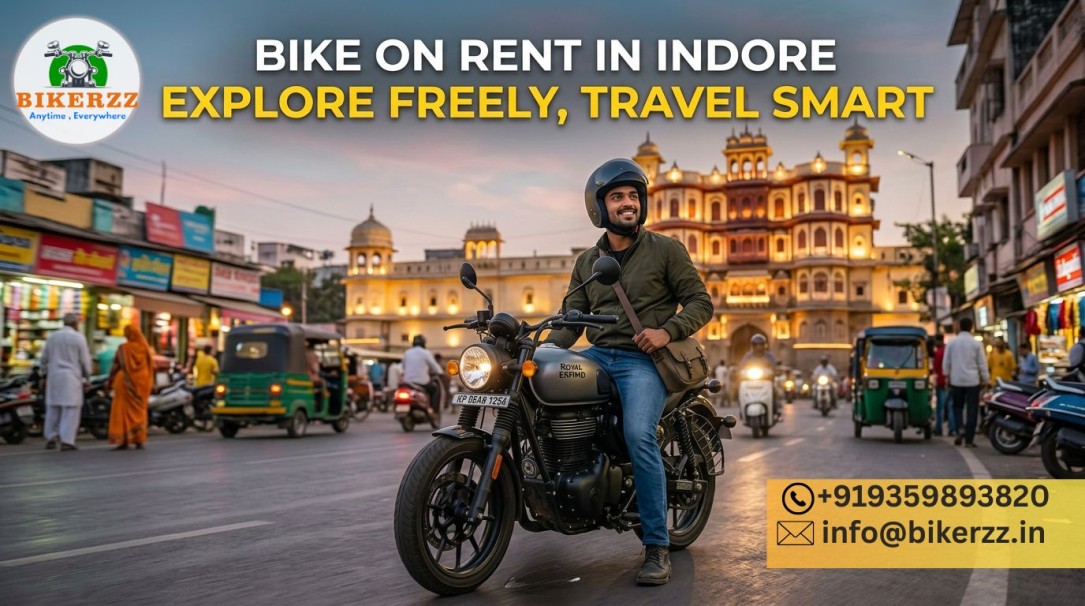 Bike on rent in Indore Explore Freely, Travel Smart